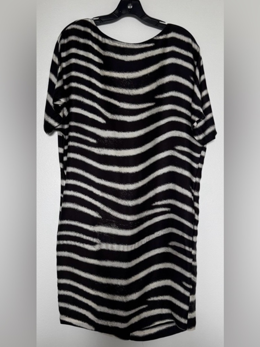 Stella McCartney zebra stripe silk dress